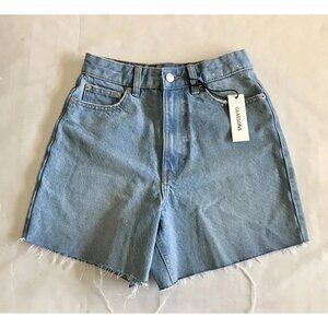 Glassons Super High Rise 80s Mom Denim Shorts Size 6
